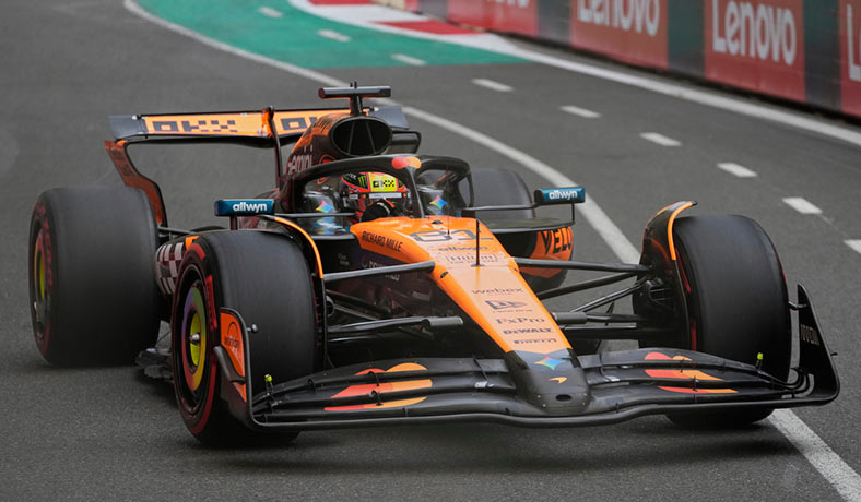 Oscar Piastri en el GP de Azerbaiyan de la Formula 1