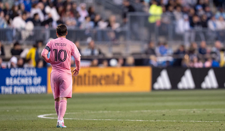 Lionel Messi de Inter Miami en acción en Estados Unidos