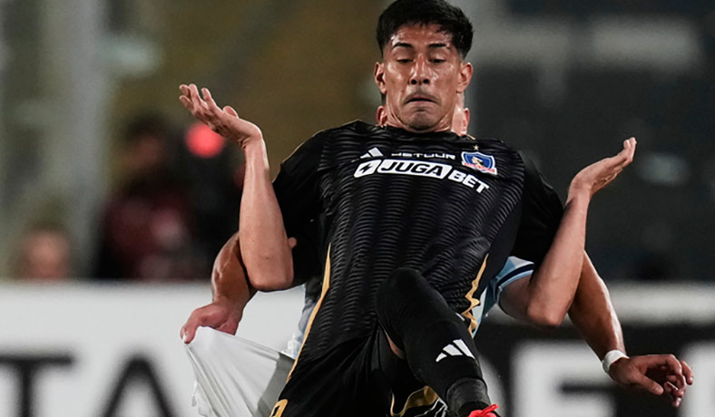 Salomon Rodriguez de Colo Colo en partido de Libertadores