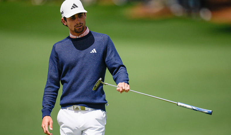 Joaquin Niemann en acción en el Masters Tournament 2023