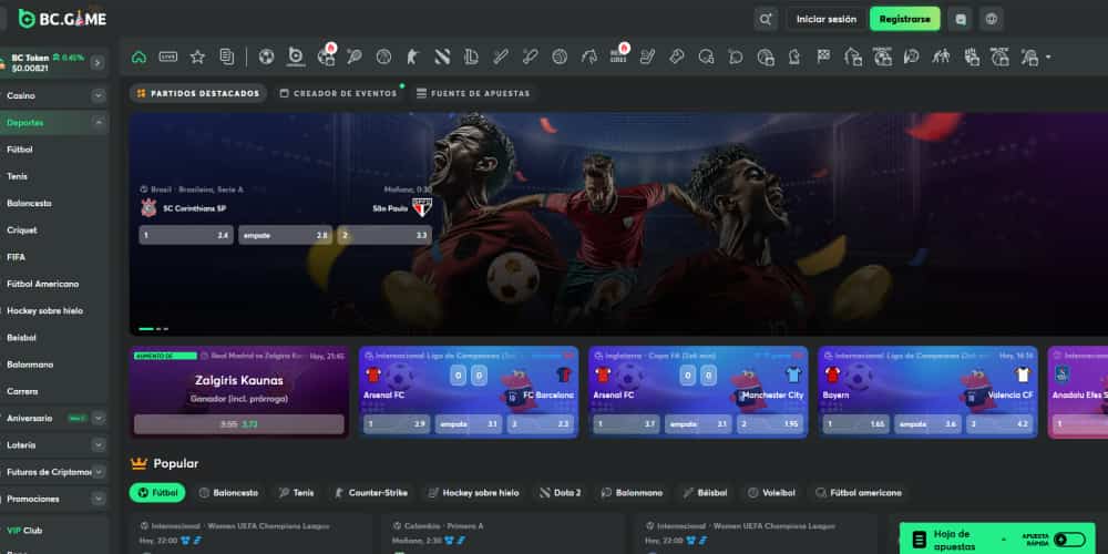 BCGame en vivo