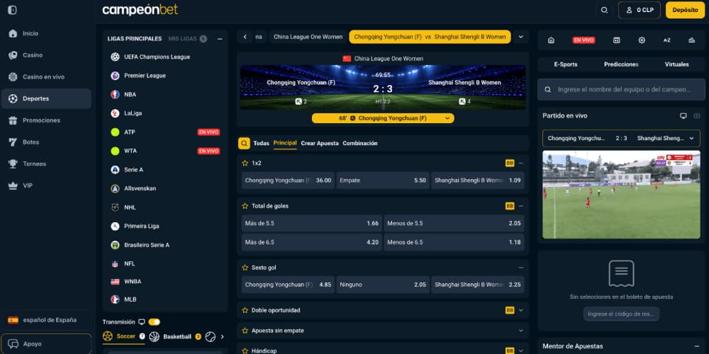Campeonbet casino streaming