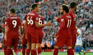 Liverpool vs Brighton – Análisis, cuotas y resultados del partido – 30/11/2019
