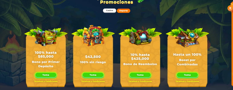 Wazamba promociones